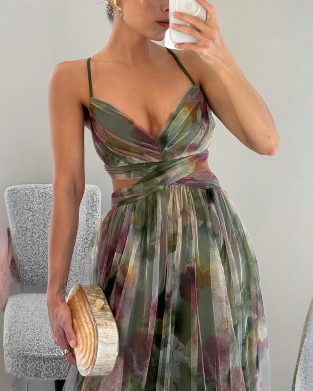 Léonie | Vestido Maxi Elegancia Floral