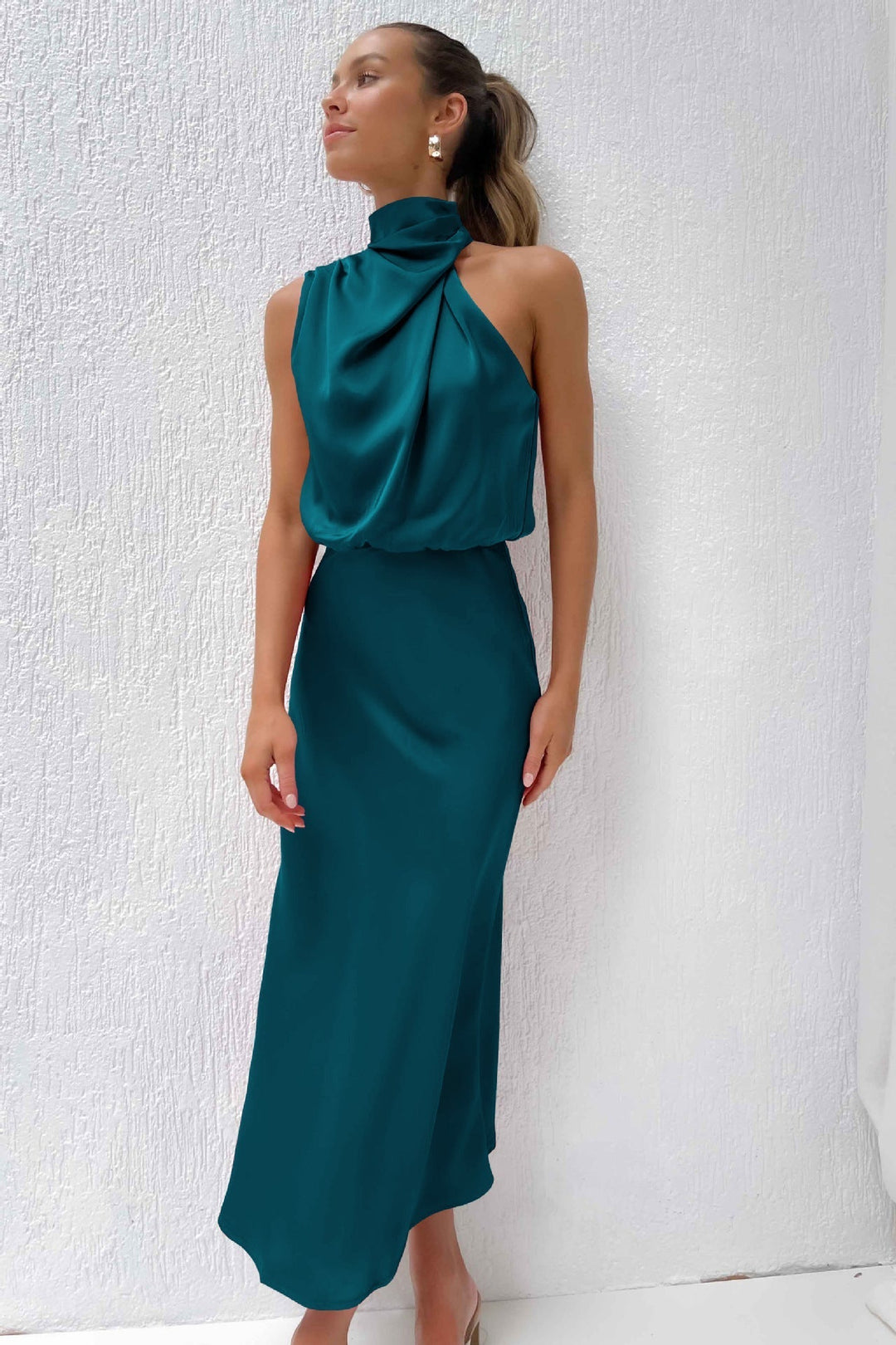 Vestido Quentin Sahara Draped