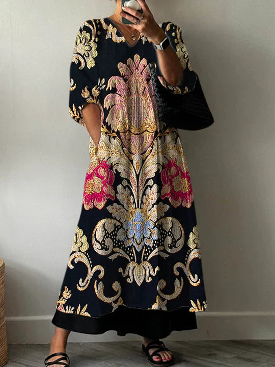 Clara™ | Vestido Elegante con Estampado