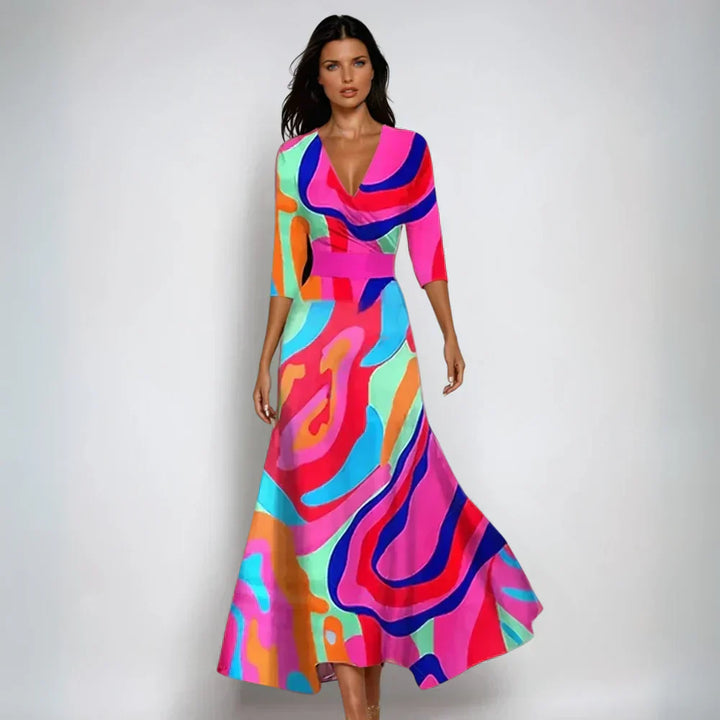 Eliana™ | Elegante Vestido A-Line Floral