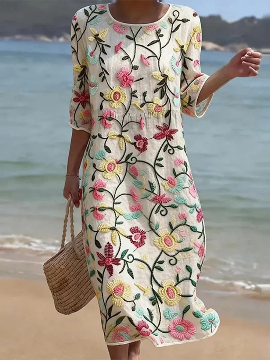 Florencia™ | Vestido Informal con Estampado Floral