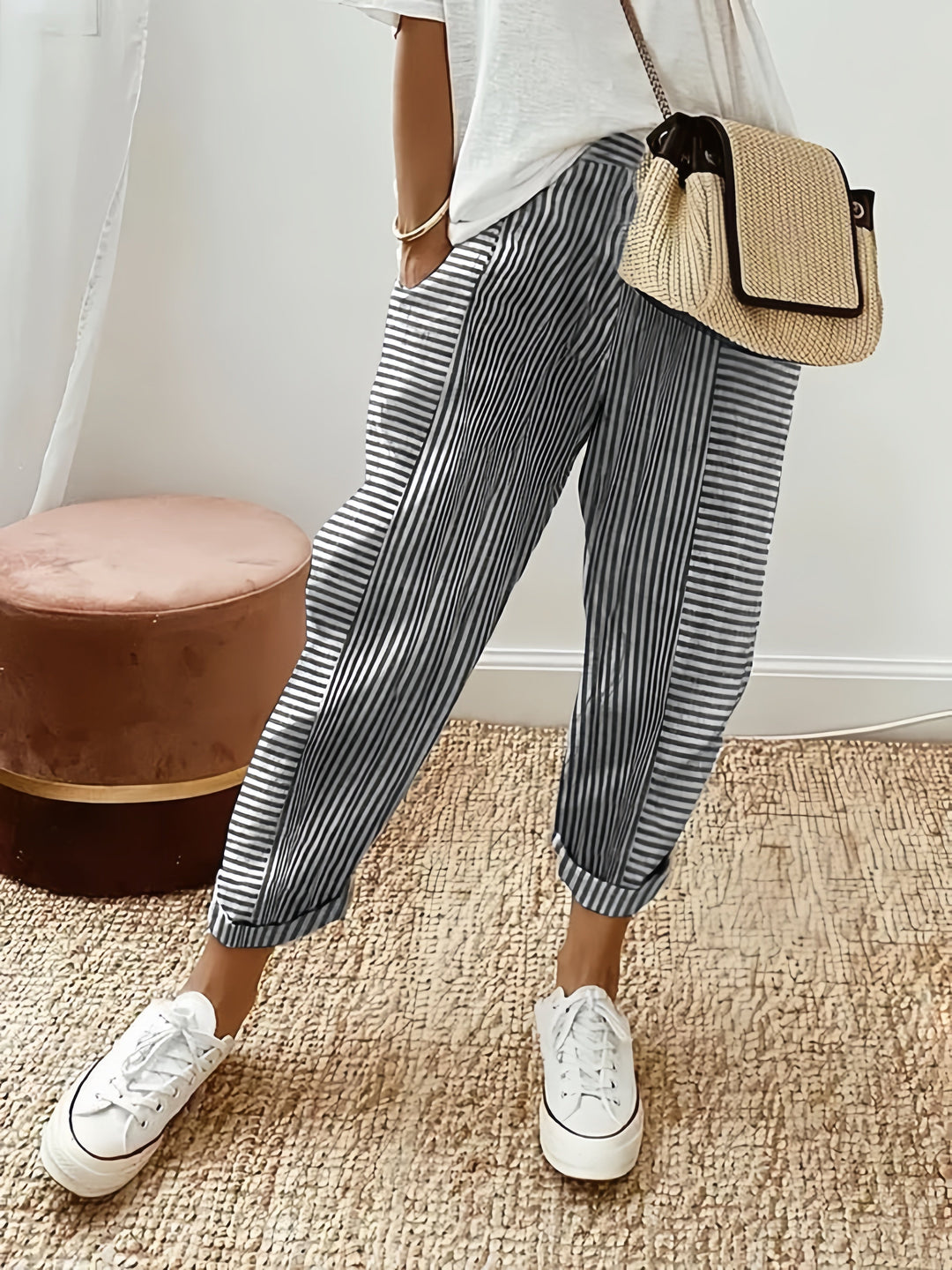 Florence | Pantalón de Rayas