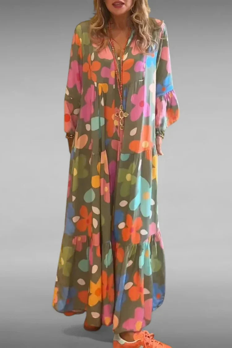 Solea | Vestido Maxi de Corte Relajado