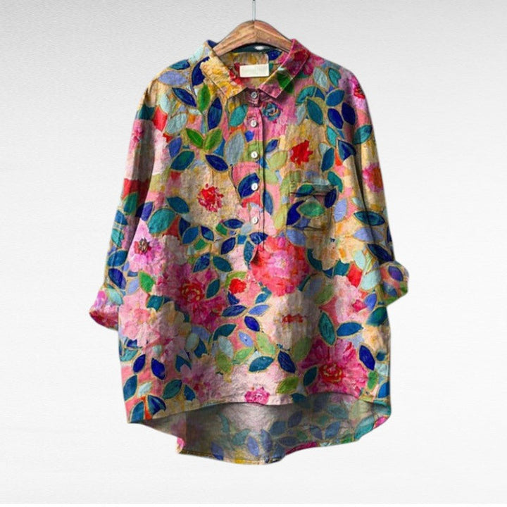 Séraphine | Blusa Floral Artística