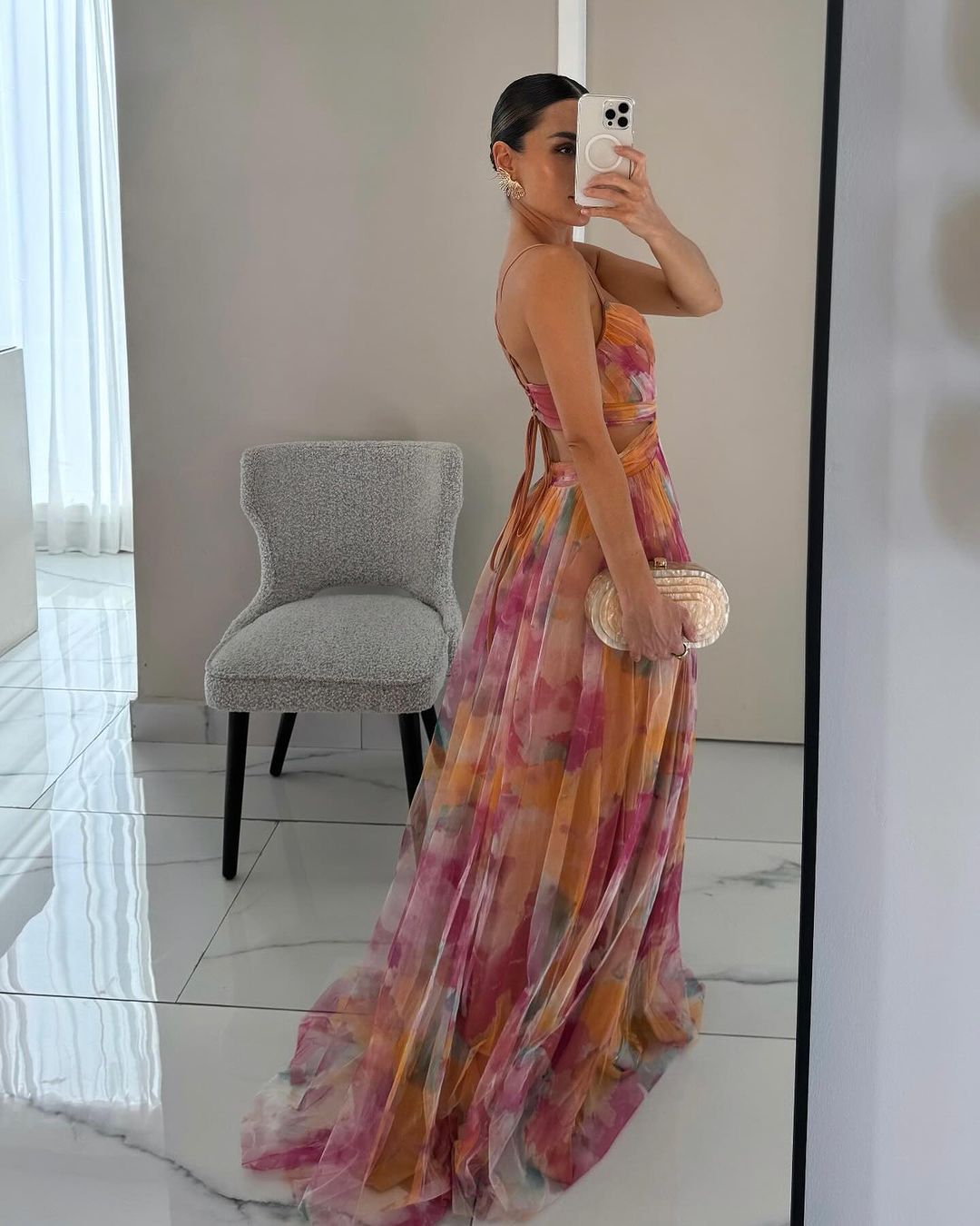 Léonie | Vestido Maxi Elegancia Floral