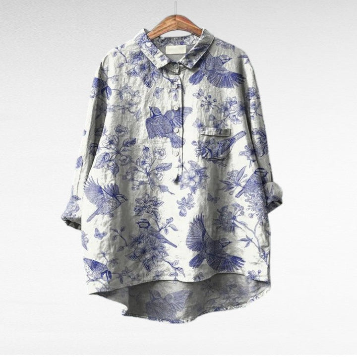 Séraphine | Blusa Floral Artística