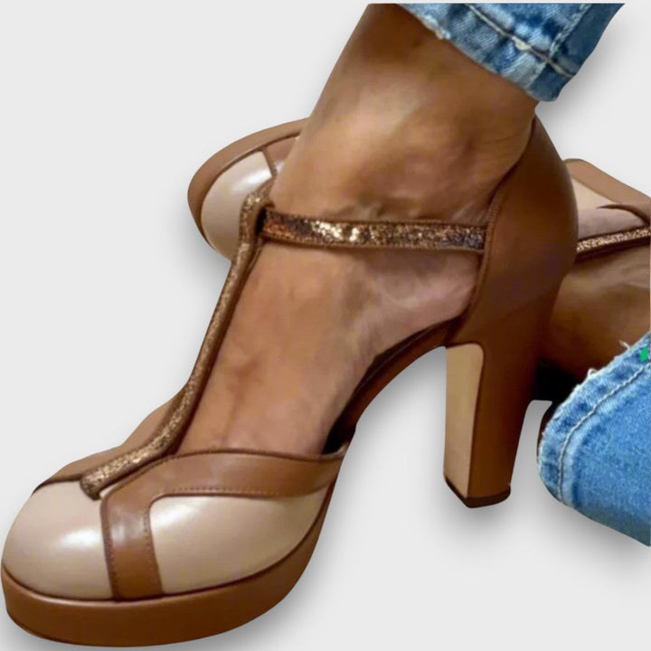 Criselma – Sandalias Elegantes de Tacón Alto