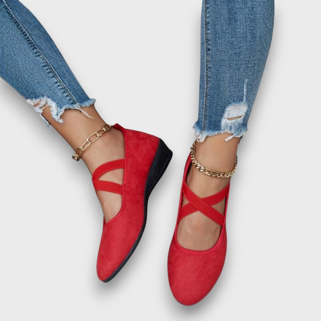 Arlena – Elegantes zapatos de cuña cerrados