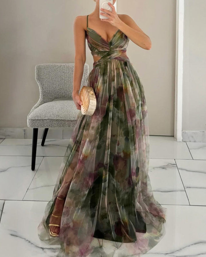 Léonie | Vestido Maxi Elegancia Floral