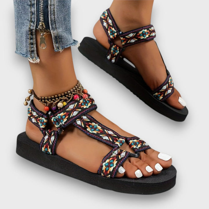 Selenaa – Sandalia Colorida y Cómoda