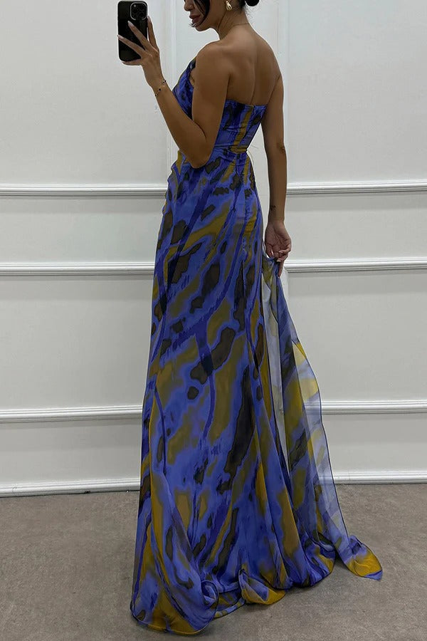 Vestido Draped Vibrante