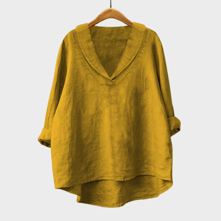 Hortense | Blusa Col V Fluida