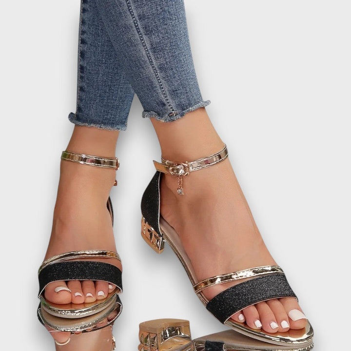 Jazmín – Sandalias Elegantes con Tacón Bloque