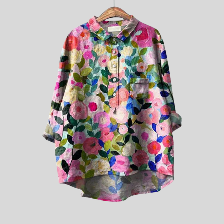 Séraphine | Blusa Floral Artística