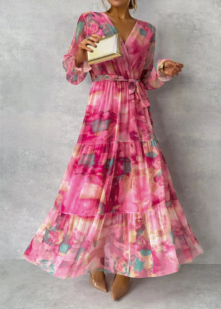 Camila™ | Vestido Cruzado con Estampado Floral