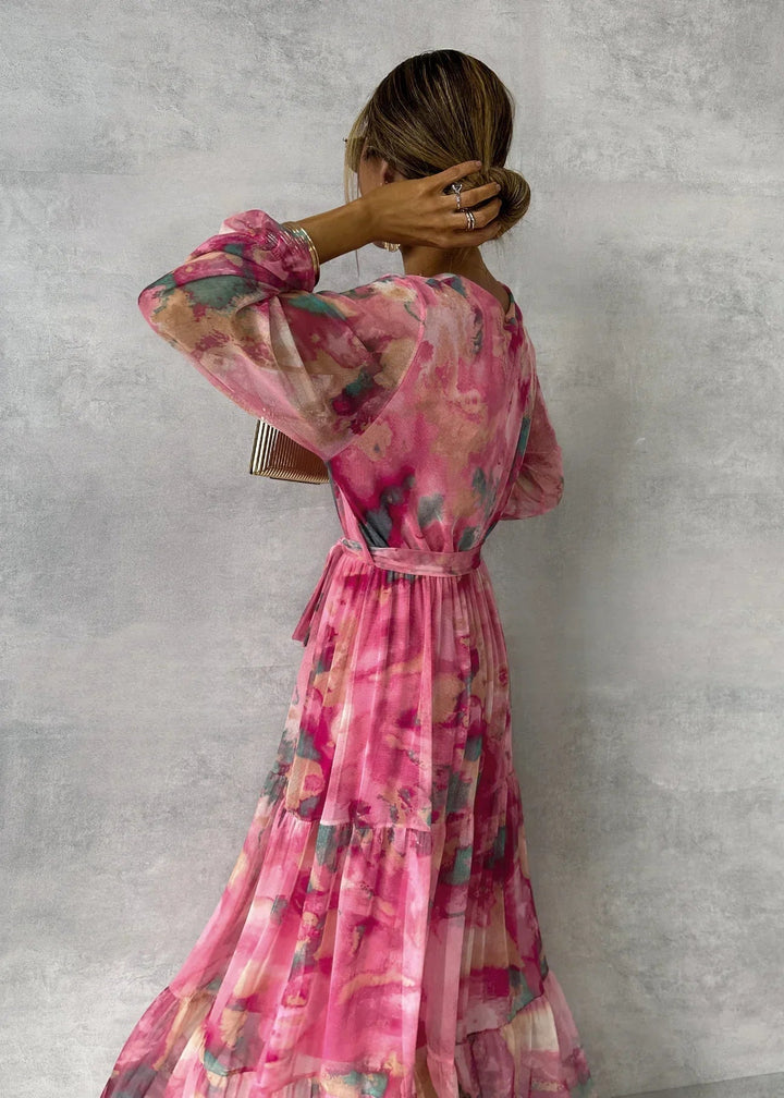 Camila™ | Vestido Cruzado con Estampado Floral