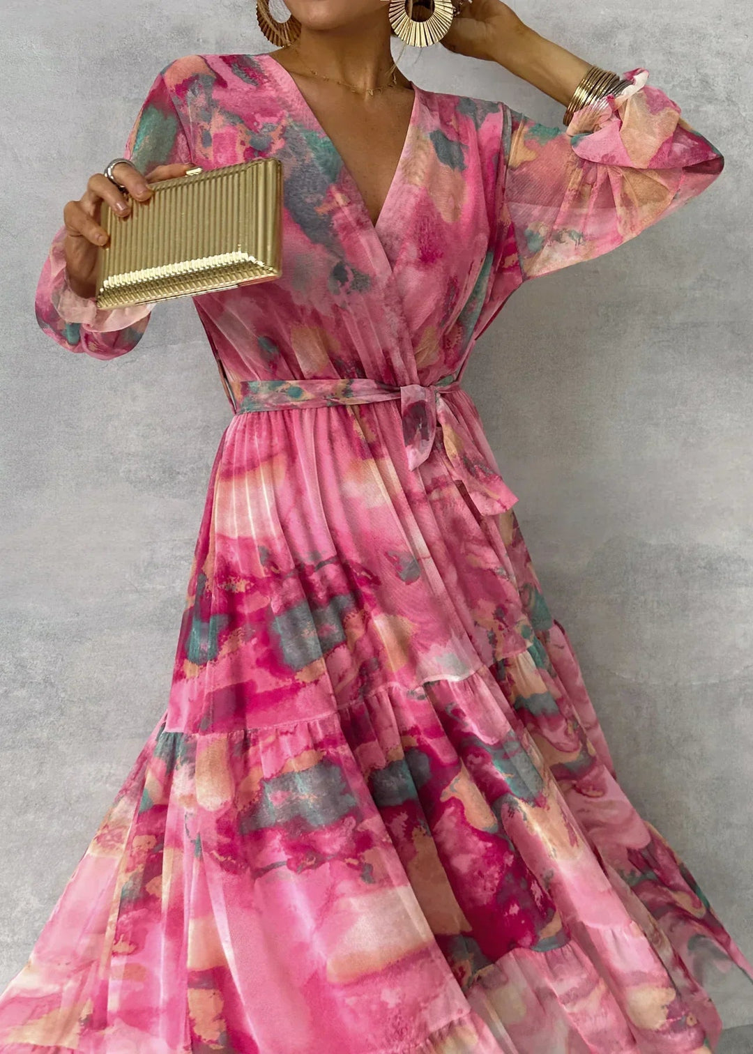 Camila™ | Vestido Cruzado con Estampado Floral