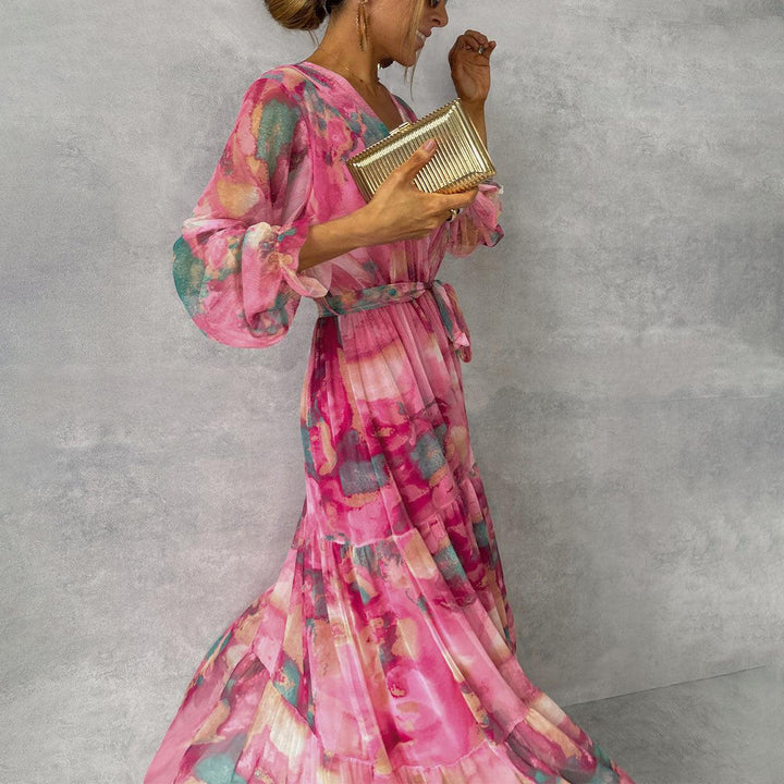 Camila™ | Vestido Cruzado con Estampado Floral