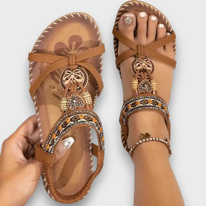 Arlena | Sandalias Boho con Confort Ortopédico