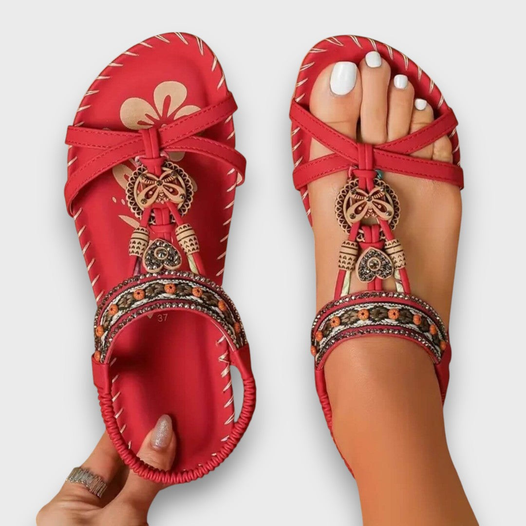 Arlena – Sandalias Boho con Comodidad Ortopédica