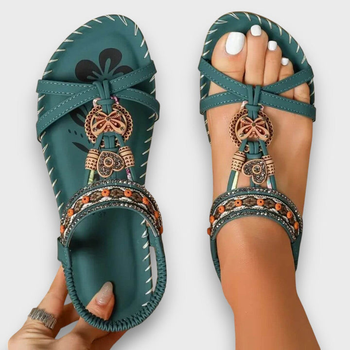Arlena | Sandalias Boho con Confort Ortopédico