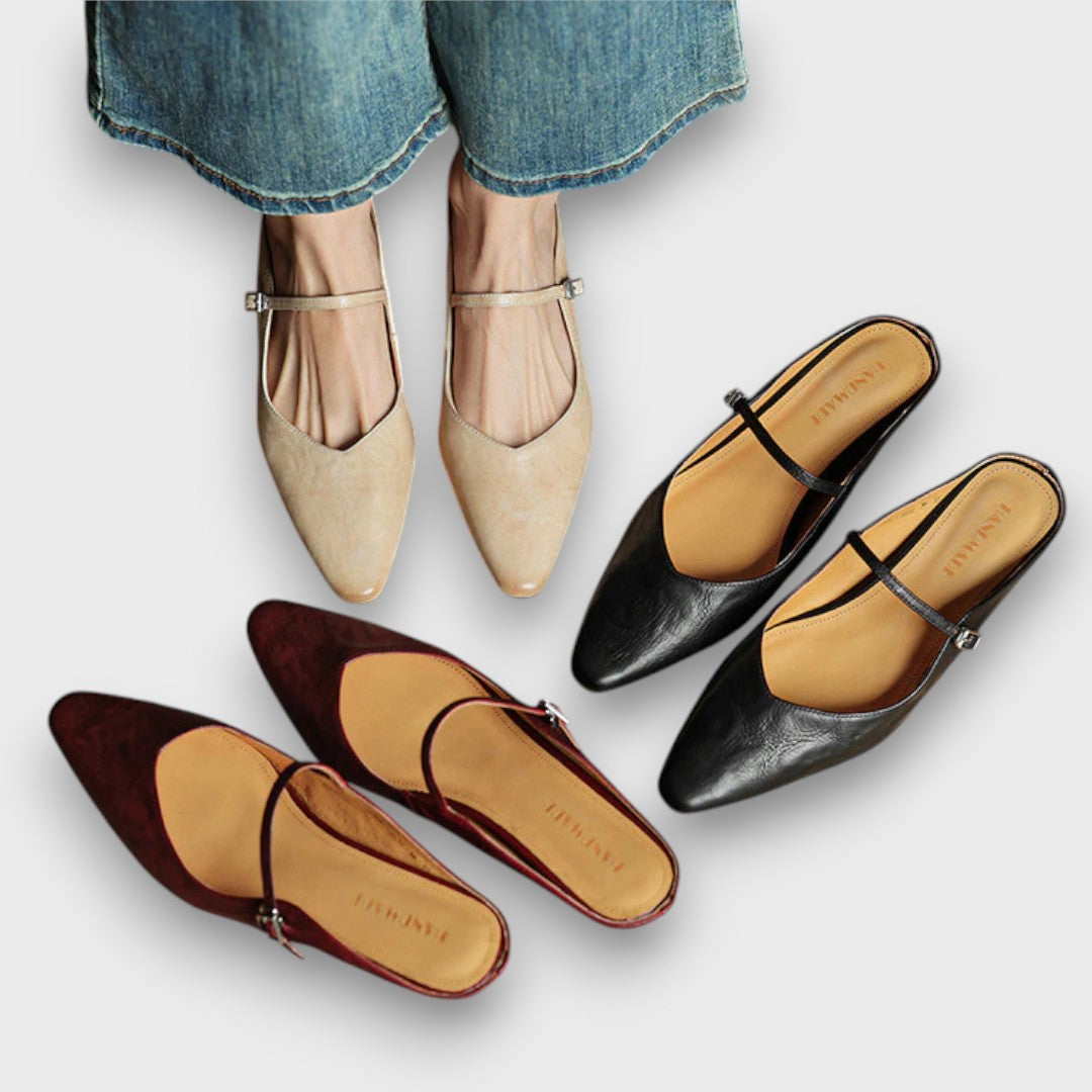 Ornella – Mules Elegantes con Tiras