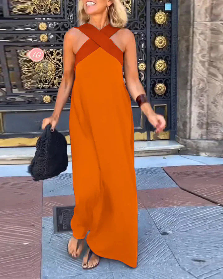 Delphine | Vestido con Escote Cruzado