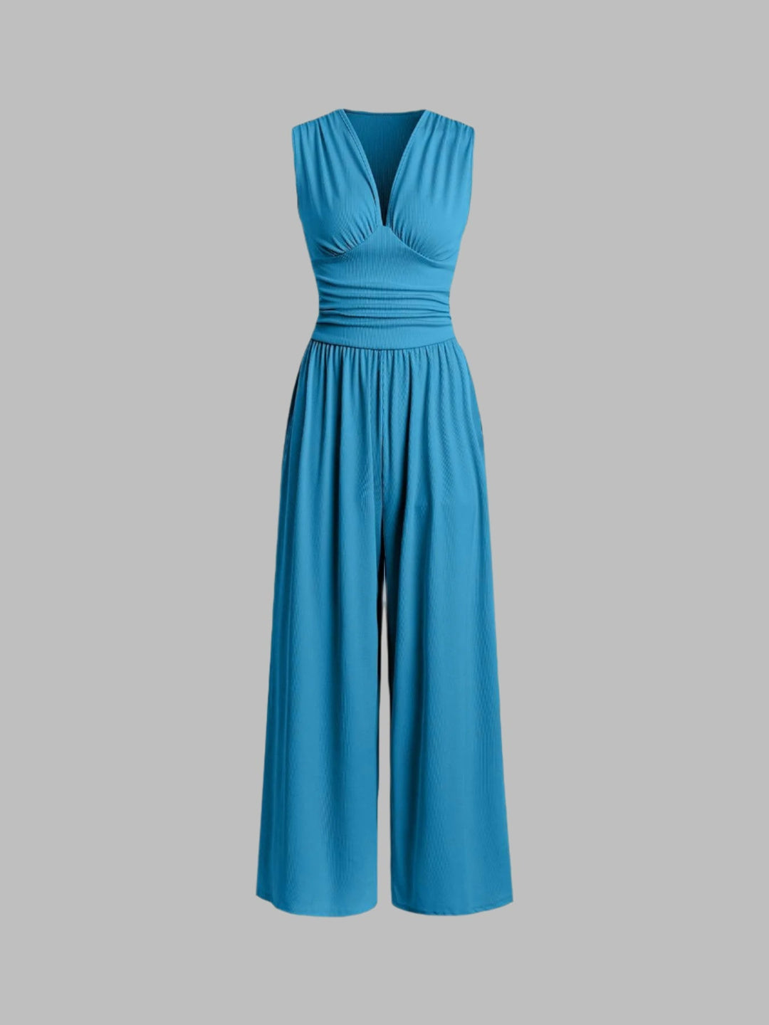 Valentina | Mono Elegante sin Mangas de Pierna Ancha