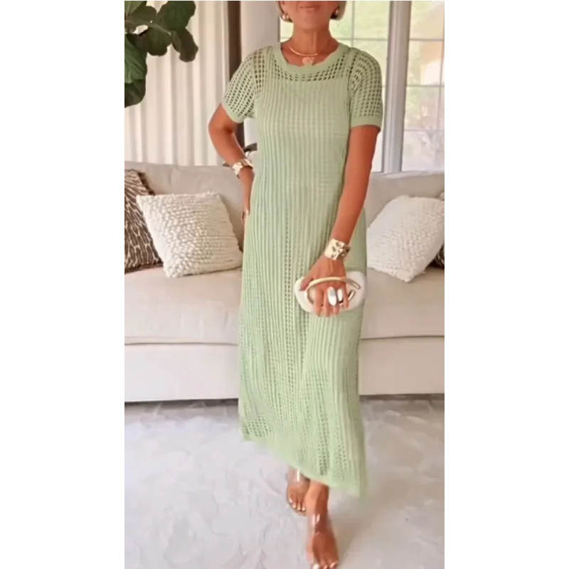 Bethany™ | Vestido Maxi Largo con Calados