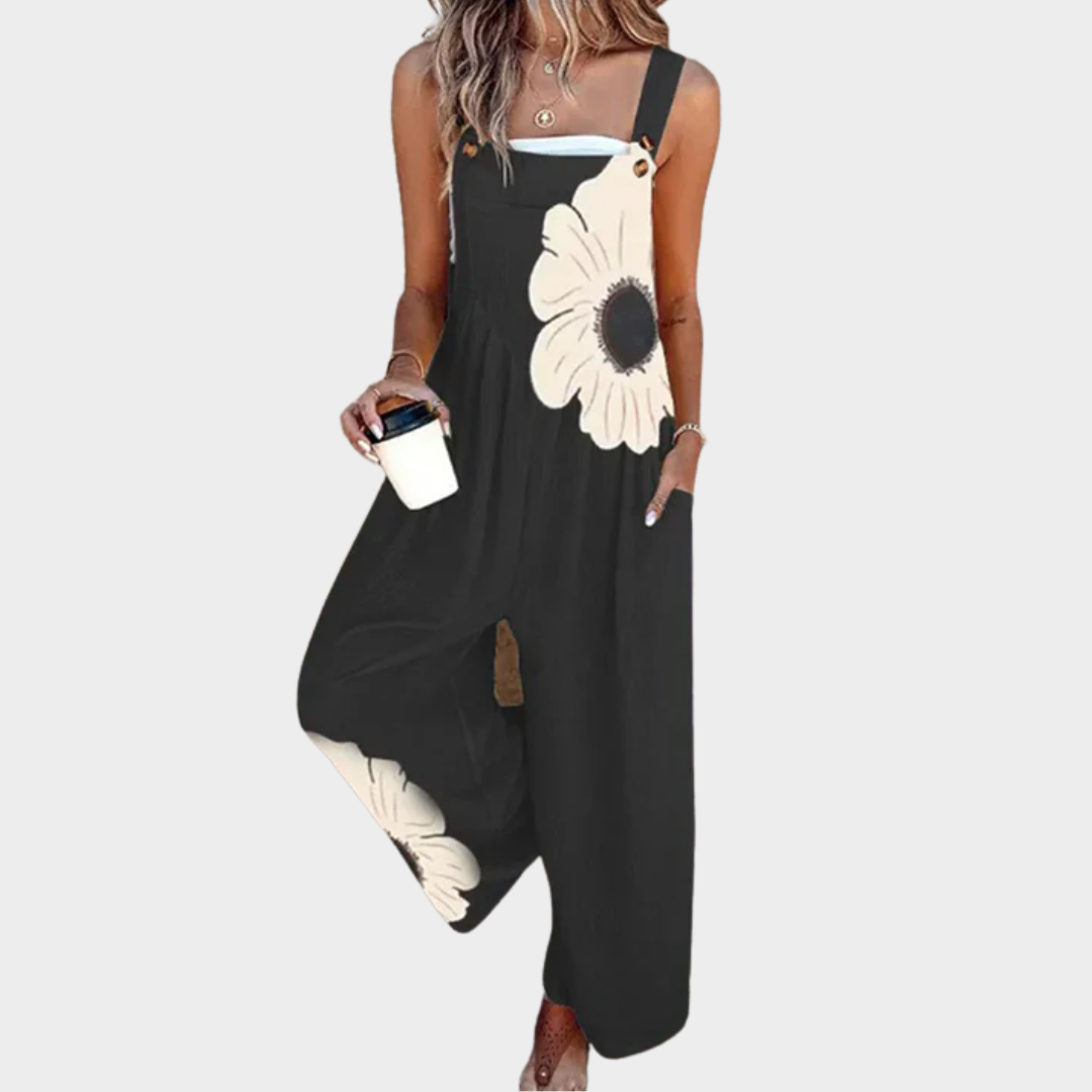 María™ | Mono de peto cómodo estampado