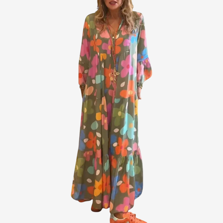 Solea | Vestido Maxi de Corte Relajado