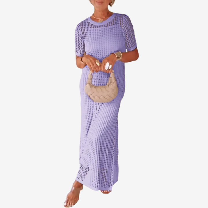 Bethany™ | Vestido Maxi Largo con Calados