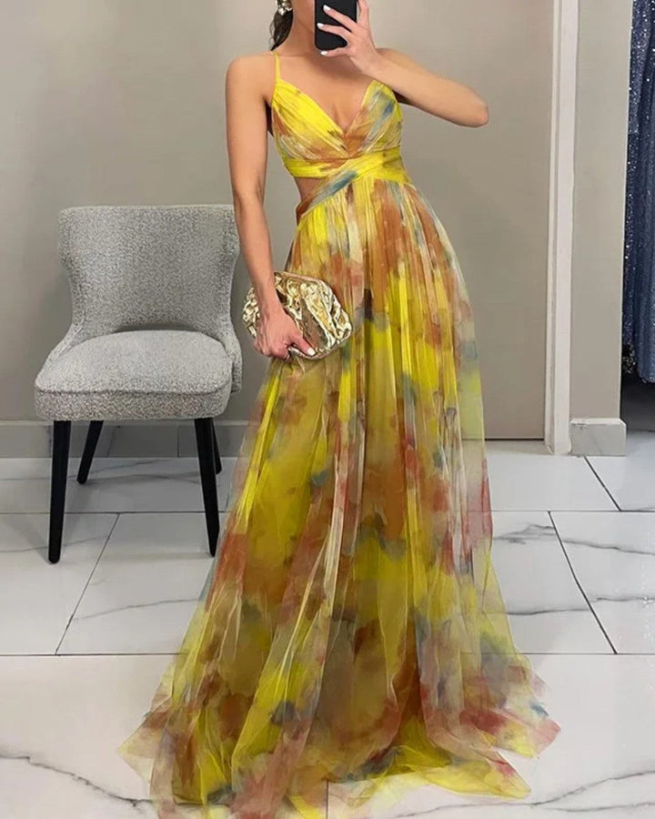 Léonie | Vestido Maxi Elegancia Floral