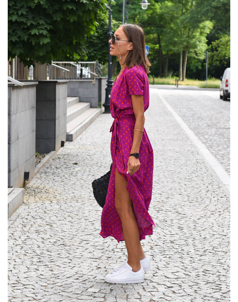 Tzahalit™ | Vestido Floral con Escote en V Estiloso