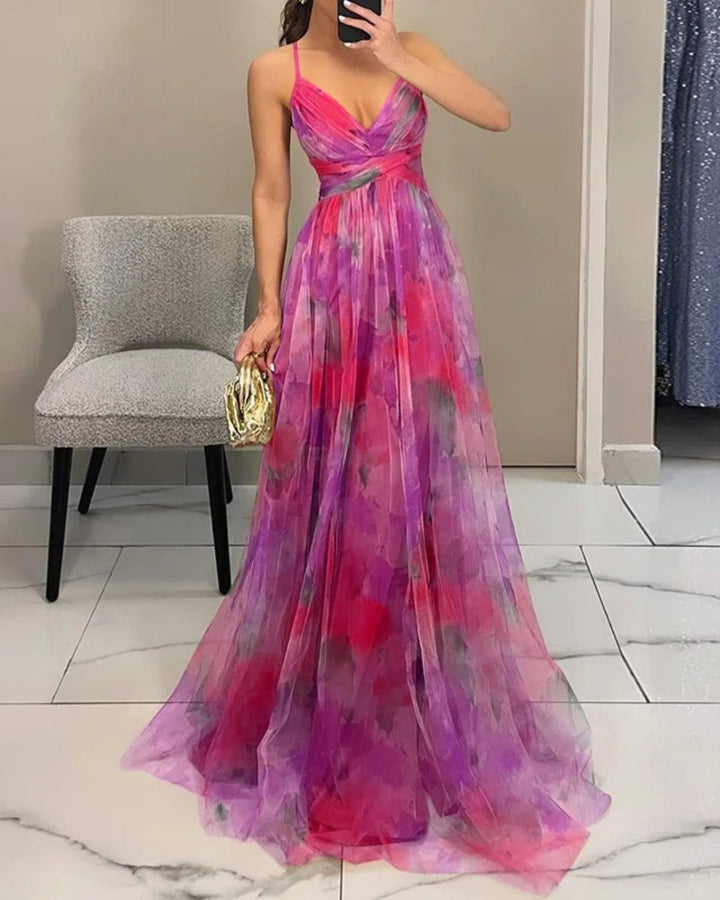 Léonie | Vestido Maxi Elegancia Floral