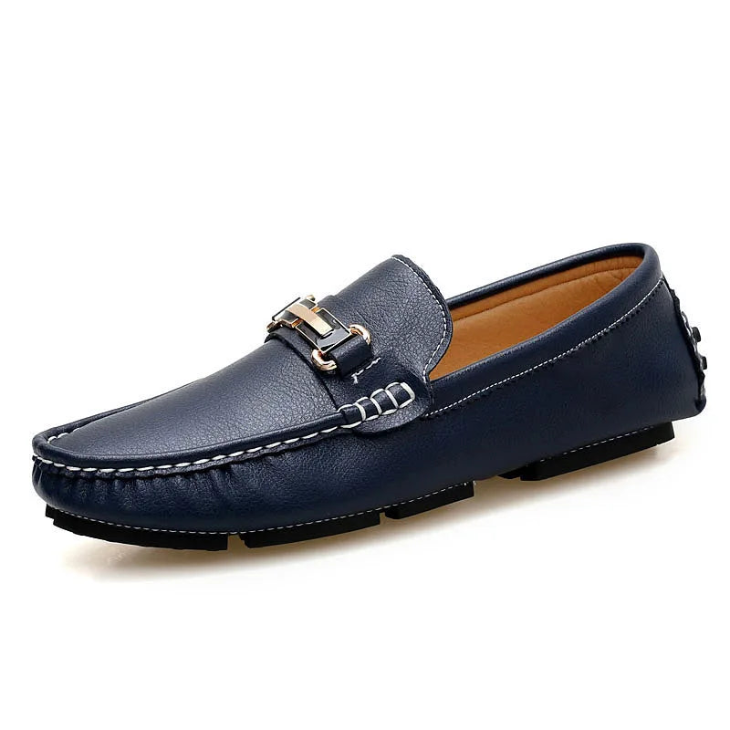 Mocasines de piel auténtica