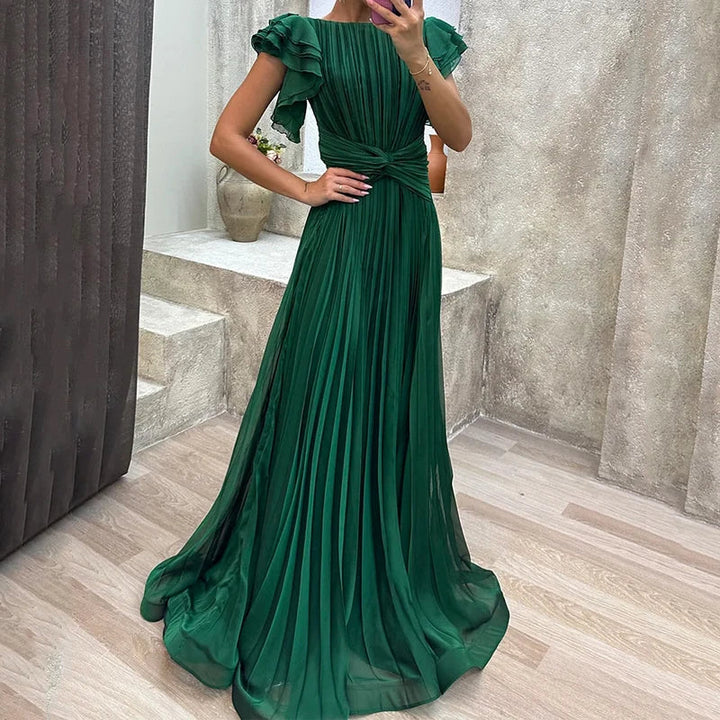 Vestido Rory de Noche con Pliegues