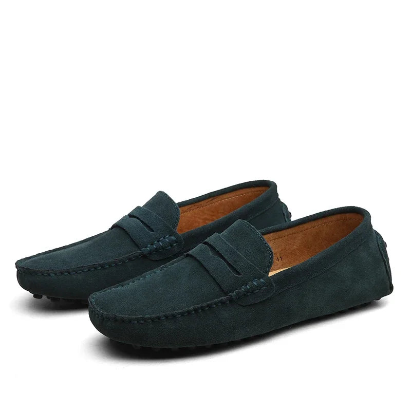 Mocasines casuales de ante