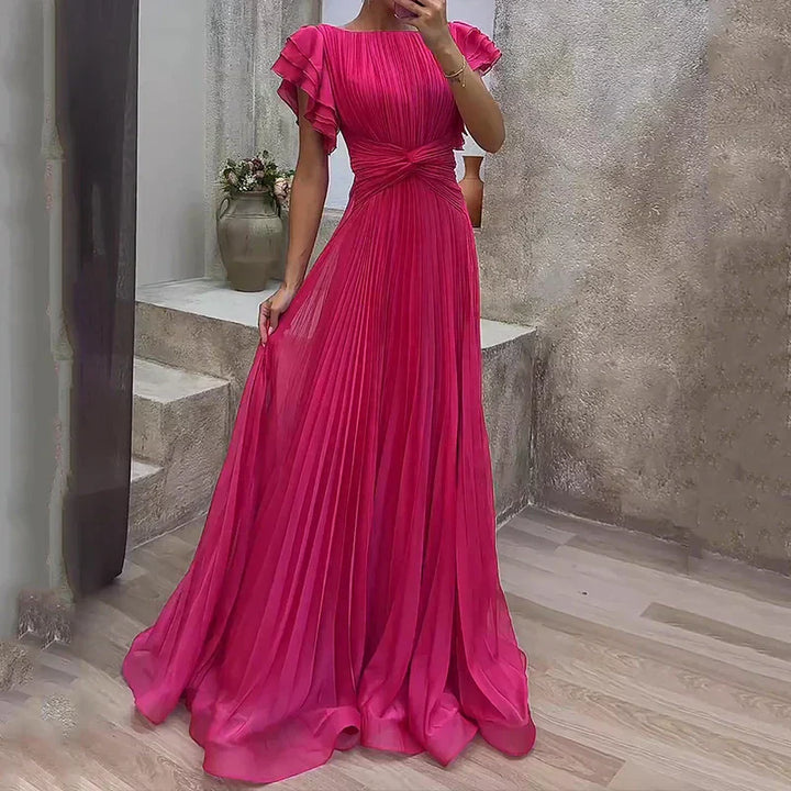 Vestido Rory de Noche con Pliegues