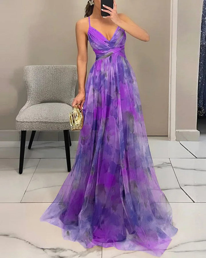 Léonie | Vestido Maxi Elegancia Floral