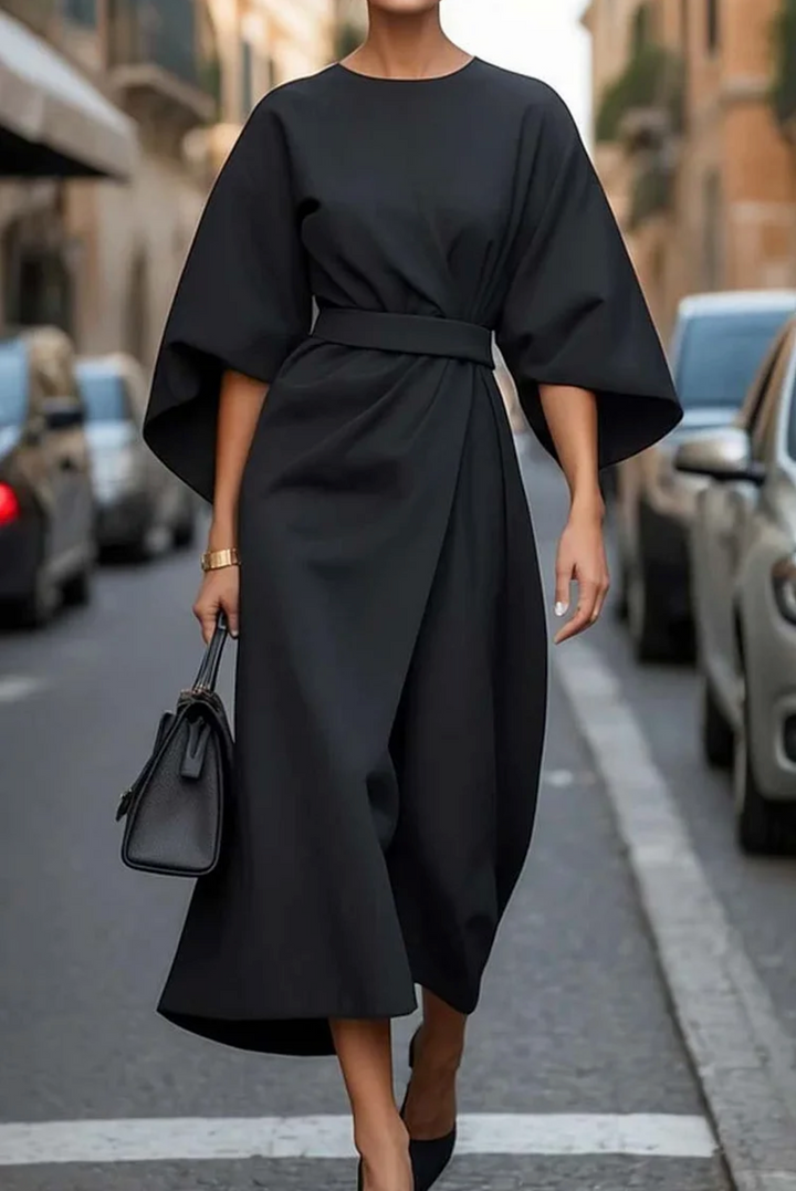 Matzliah™ | Vestido Elegante con Mangas de Linterna