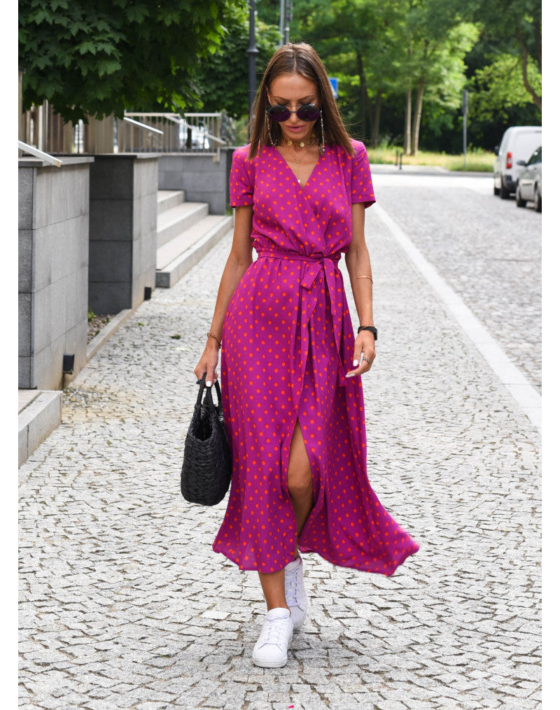 Tzahalit™ | Vestido Floral con Escote en V Estiloso