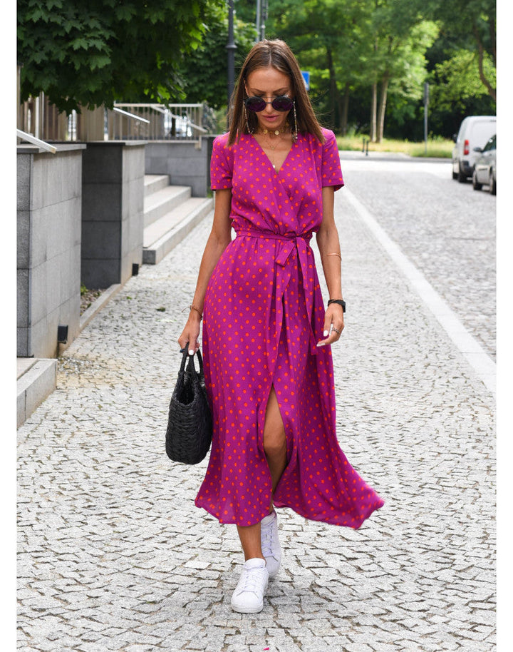 Tzahalit™ | Vestido Floral con Escote en V Estiloso