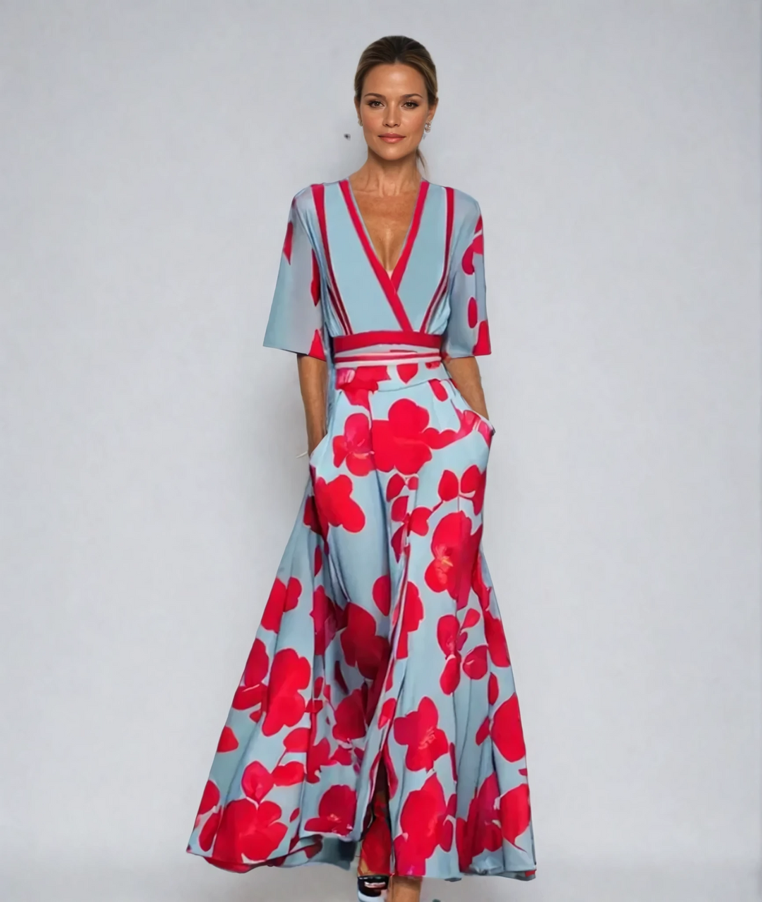 Eliana™ | Elegante Vestido A-Line Floral