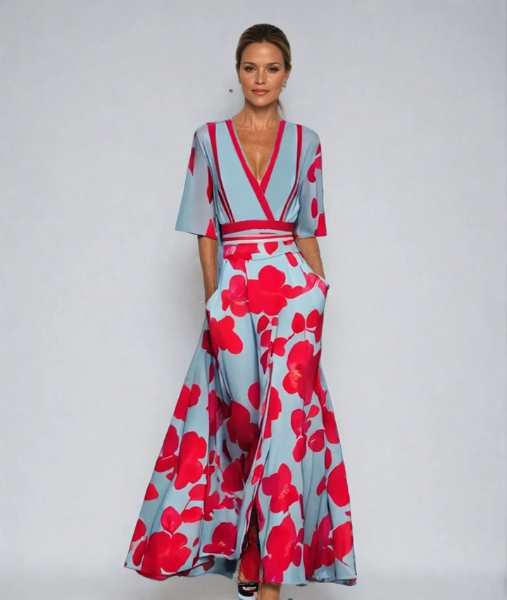 Eliana™ | Elegante Vestido A-Line Floral