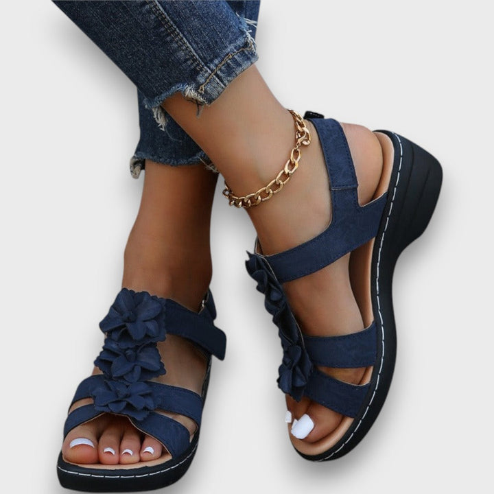 Brisella – Sandalias ortopédicas con tacón en cuña