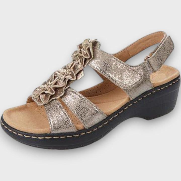 Brisella – Sandalias ortopédicas con tacón en cuña