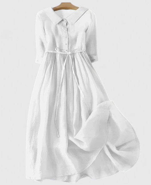 Soledad | Vestido Midi Elegante de Primavera