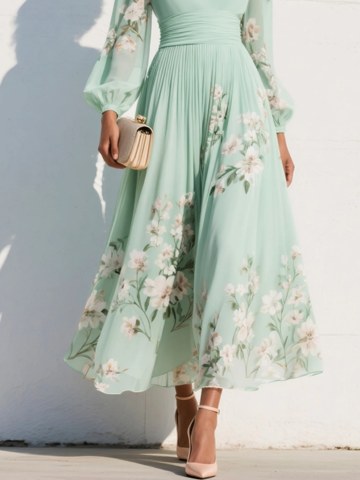 Odelia™ | Vestido Midi Floral