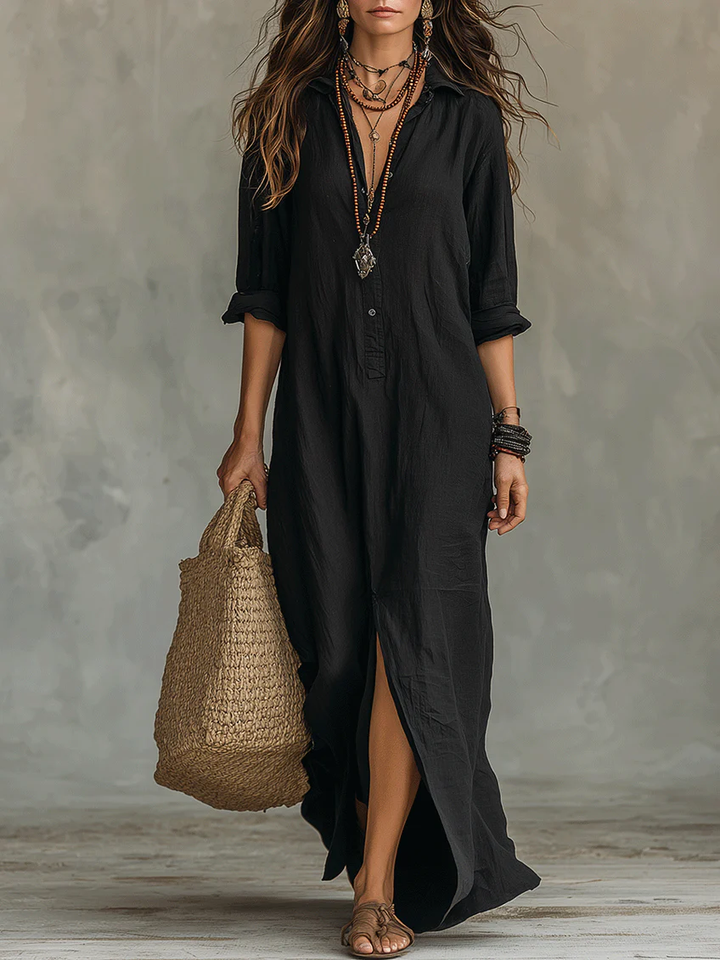 Joanna | Vestido Maxi Favorecedor y Cómodo